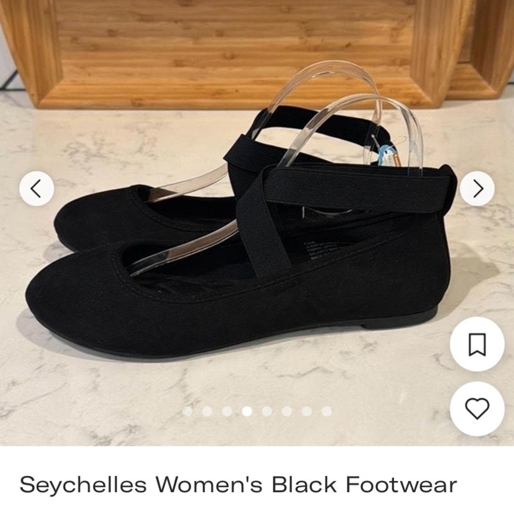 Seychelles Women's Black Loafers with Ankle Straps